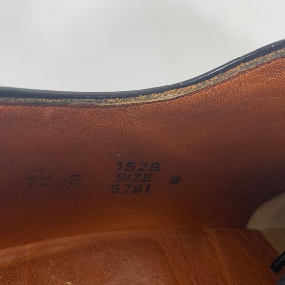 Moss Bros Covent Garden Men’s Oxford Black Brogue Old Money Loafers Size 10 - Picture 8 of 10